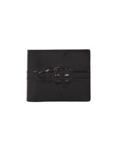 炙り出し二つ折り 財布 - インビジブルウオレット - BLACK