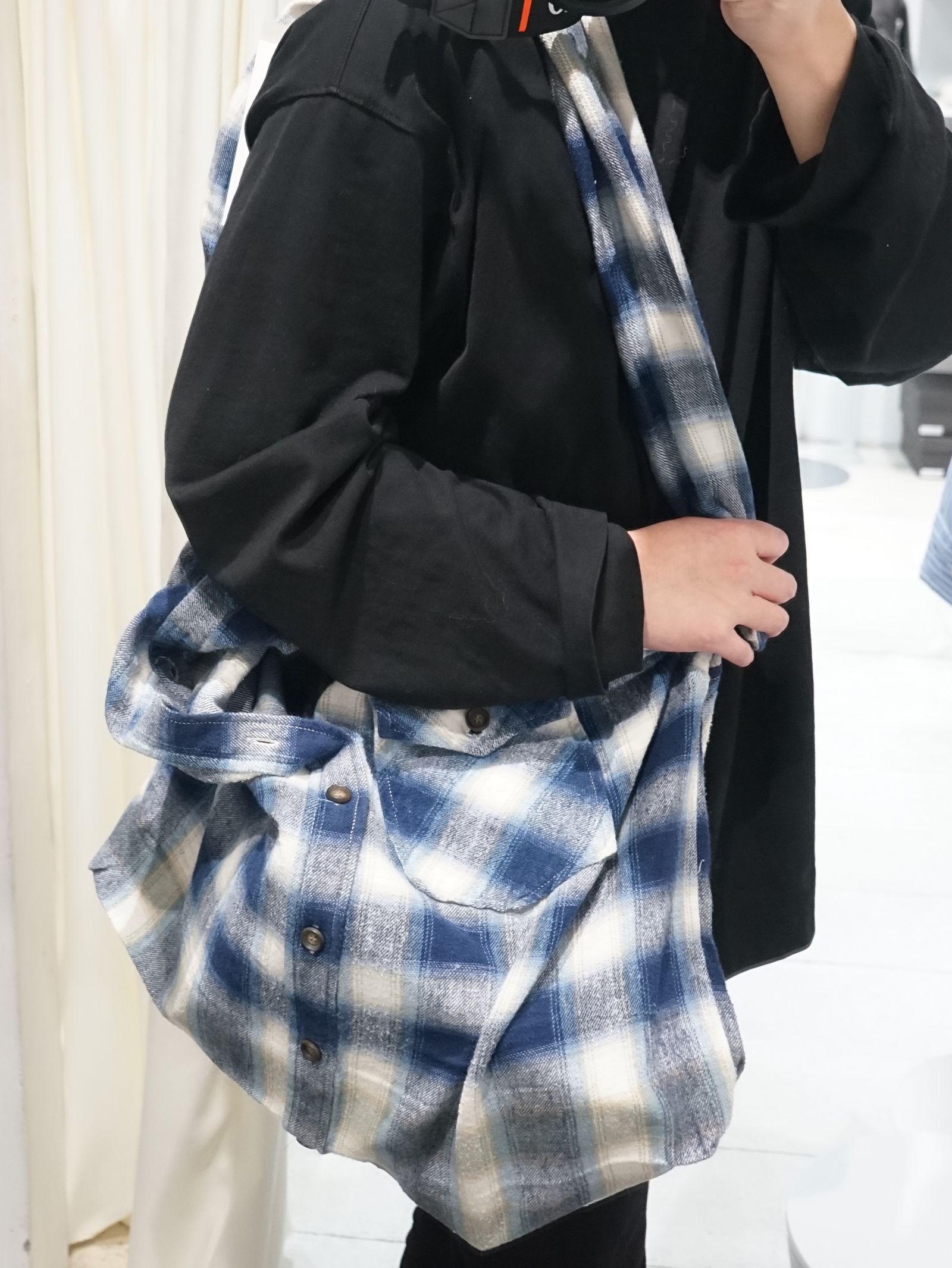 リワーク シャツ バッグ - REWORK SHIRT BAG - D