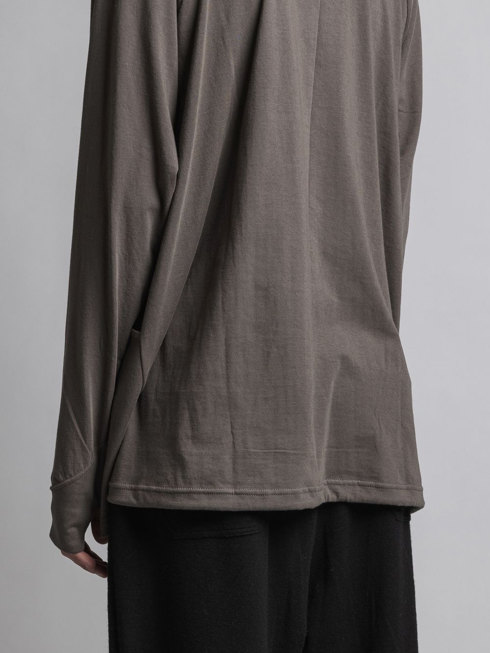 タートルネックカッソー - 40/- soft jersey Turtle necked T KHAKI