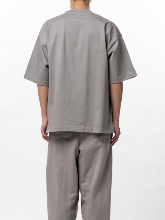 ヘビーウェイトジャージー ハーフスリーブTシャツ - Heavy Weight Jersey Half-sleeve T-shirt (LT/GREY)/GREY))