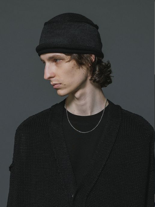 ニットビーニー / キャップ (A-BLACK)