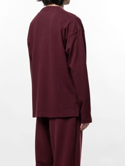 【26AW】 ポケットロングスリーブカットソー - POKET LS TEE （WINE）
