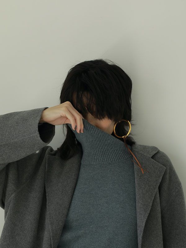 ETRE TOKYO - ダブルブレストリバーロングコート - BEIGE