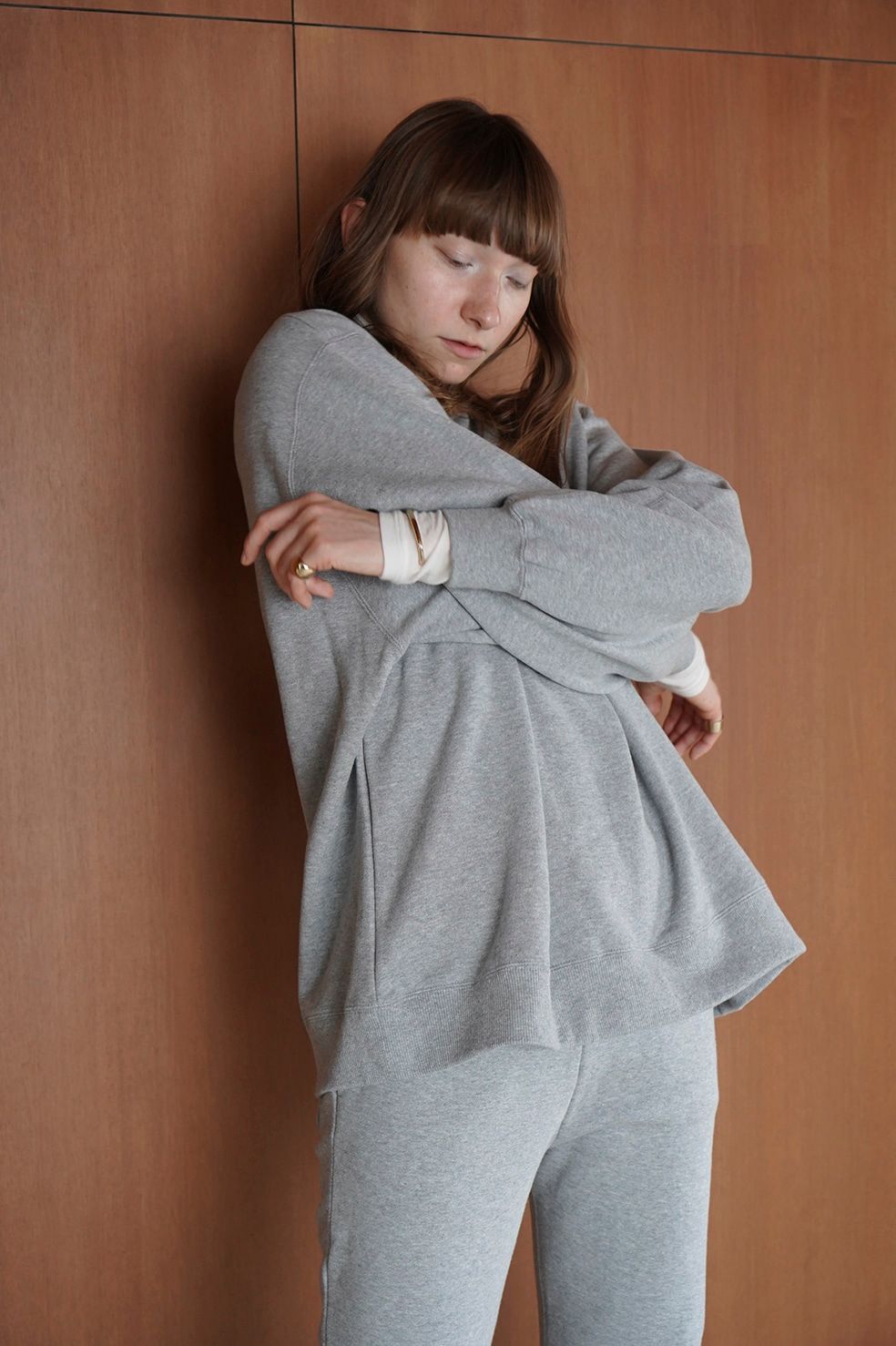 CLANE - スウェットトップス - C SWEAT TOPS - GREY | ADDICT WEB SHOP