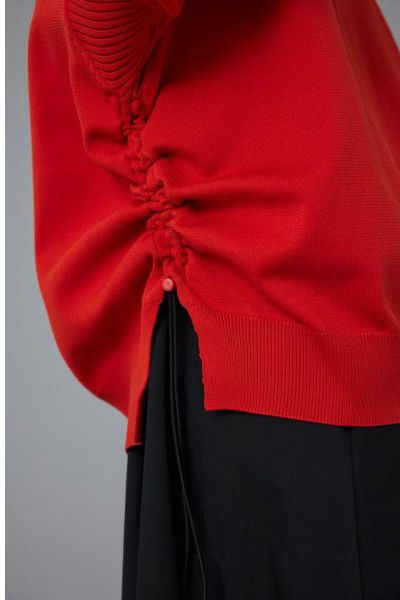ミリタリー ボーイフレンド トップス - Military boyfriend tops -  RED