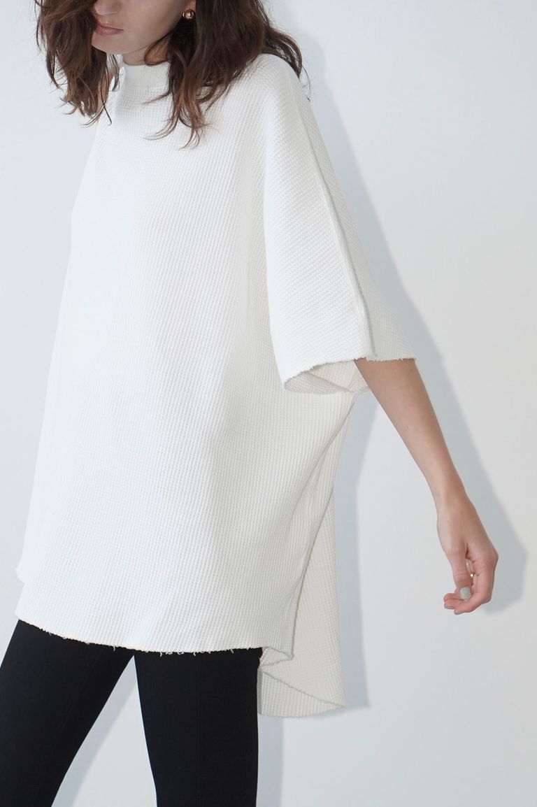 CLANE - サーマル ビッグ トップス - THERMAL BIG TOPS - WHITE 