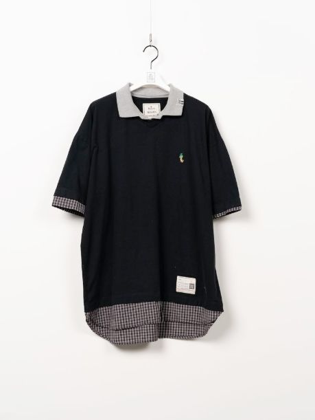 トリプル レイヤード Tシャツ - Triple Layered T-shirt (BLACK)