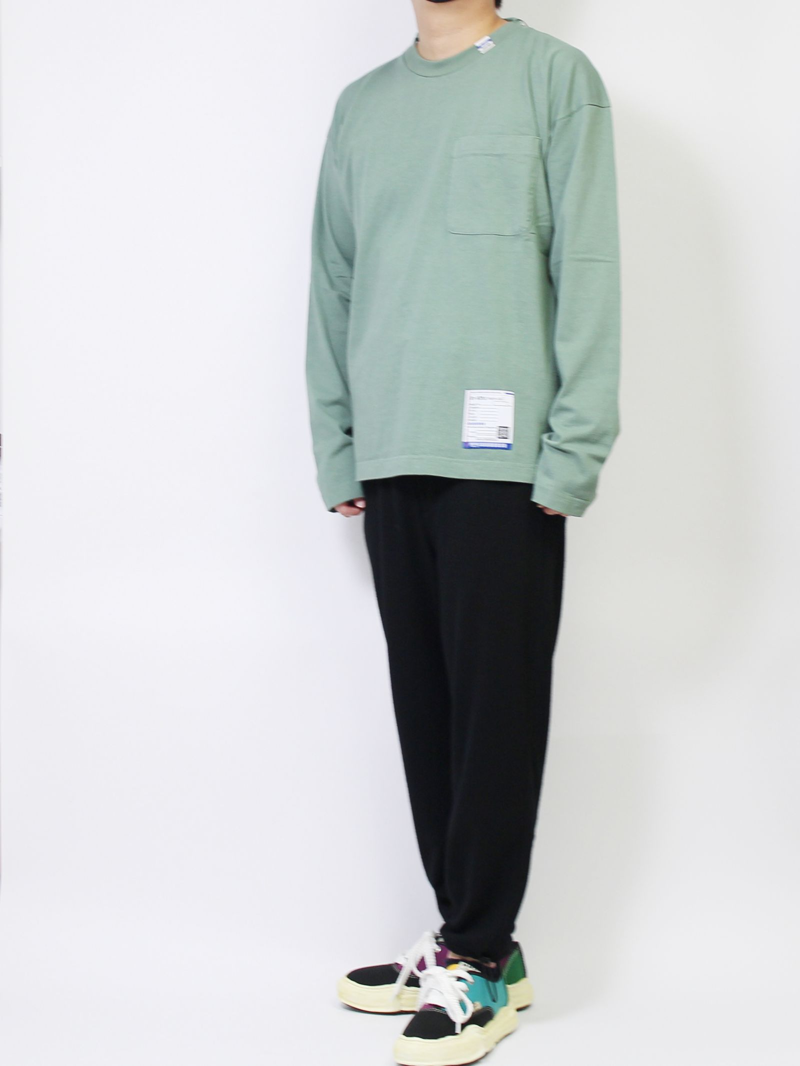 in・stru(men-tal). ヘビーウェイトロングスリ―ブカットソー - Heavy Weight L/S T-shirt - GREEN