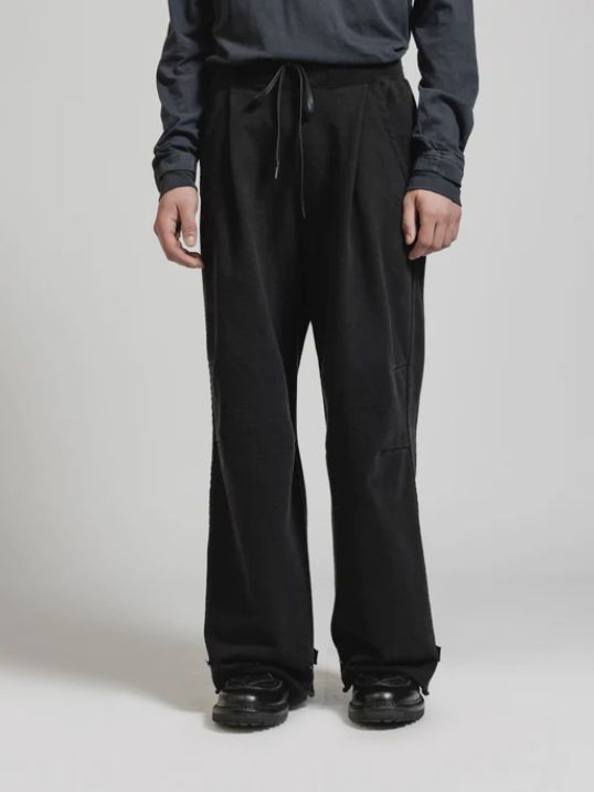 製品染め スウェットワイドパンツ - GARMENT DYE HEAVY JERSEY WIDE SWEAT PANTS