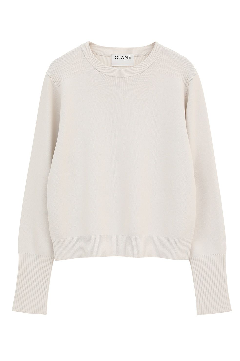 【26AW】ベーシックコンパクトニットトップス - BASIC COMPACT KNIT TOPS (IVORY)