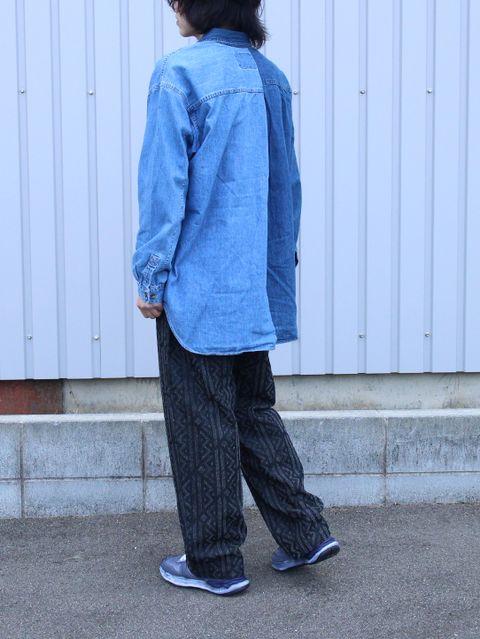 立体的なジオメトリック SEVEN BY SEVENの新作セットアップスタイル