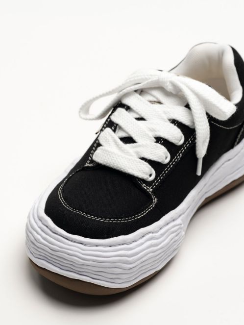 "OLIVER / オリバー" OG Sole Canvas Low-top Sneakers - オリジナルソールスニーカー（BLACK）