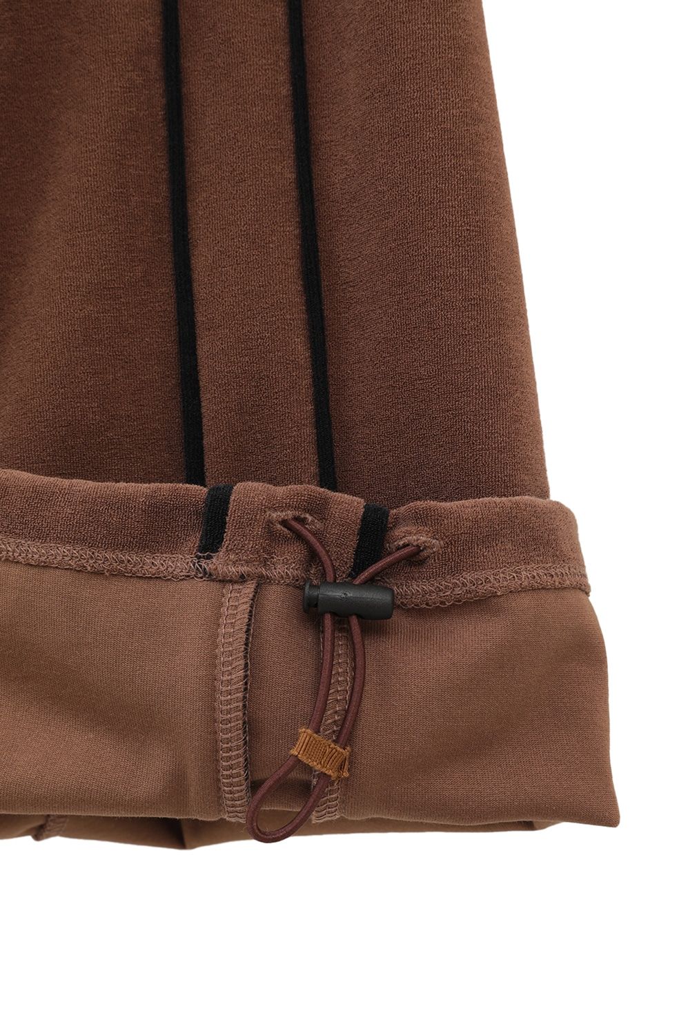 パイルセットアップ - PILE CONTRAST LINE SET UP (BROWN)
