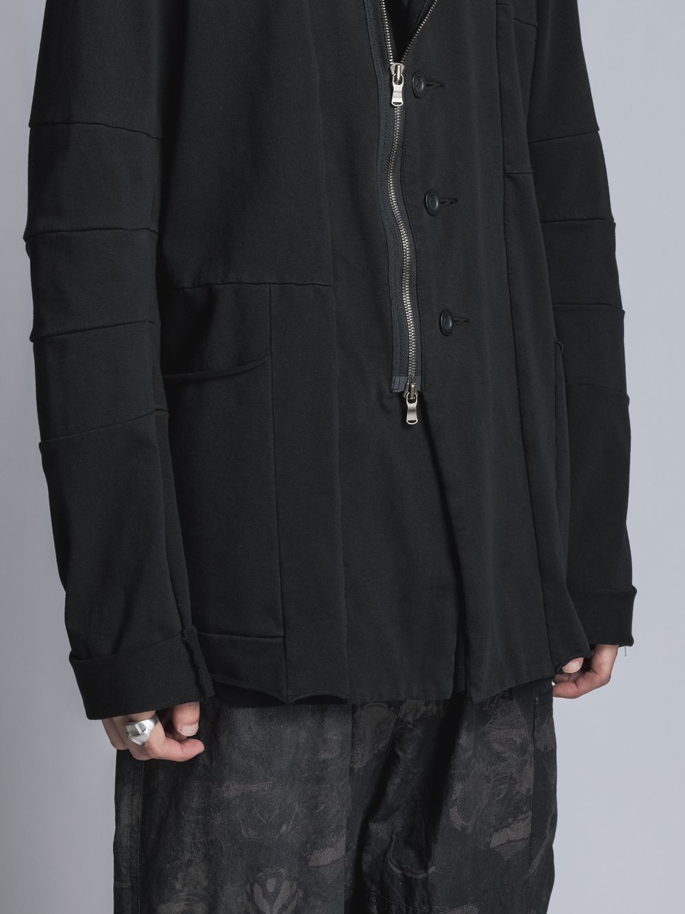 The Viridi-anne - ストレッチ天竺ジャケット- A/BLACK | ADDICT WEB SHOP