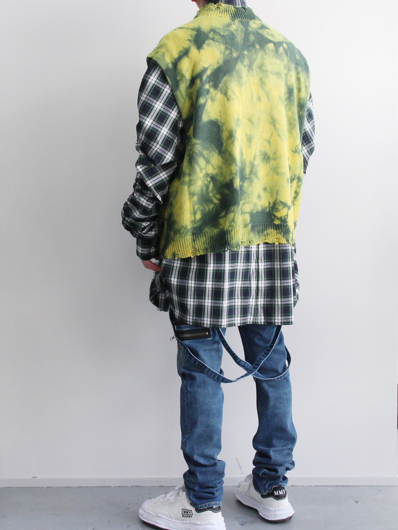 KIDILL - 【永瀬廉 着用】 ニットベスト - KNIT VEST - COLLABORATION WITH rurumu: YELLOW |  ADDICT WEB SHOP