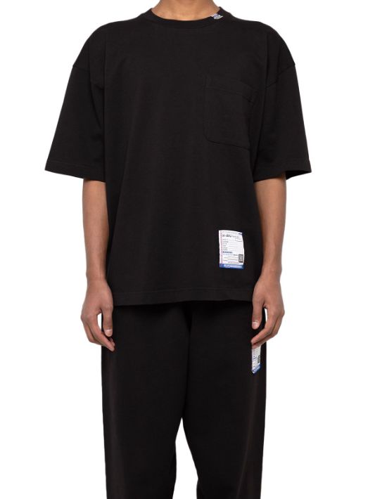 ヘビーウェイトジャージー ハーフスリーブTシャツ - Heavy Weight Jersey Half-sleeve T-shirt (BLACK)