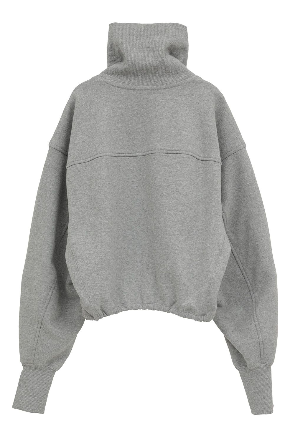 ハーフジップショートトップス｜ HALF ZIP SHORT TOPS (GREY)