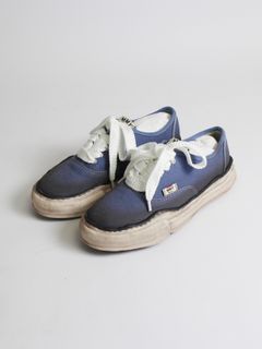 "BAKER" OG  Sole Canvas Low-top Sneaker   A07FW722 - NAVY