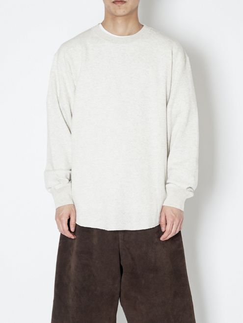 「FAITH(フェイス)コラボ 2PAC SET (ヘンリーネック+クルーネックカットソー) OATMEAL