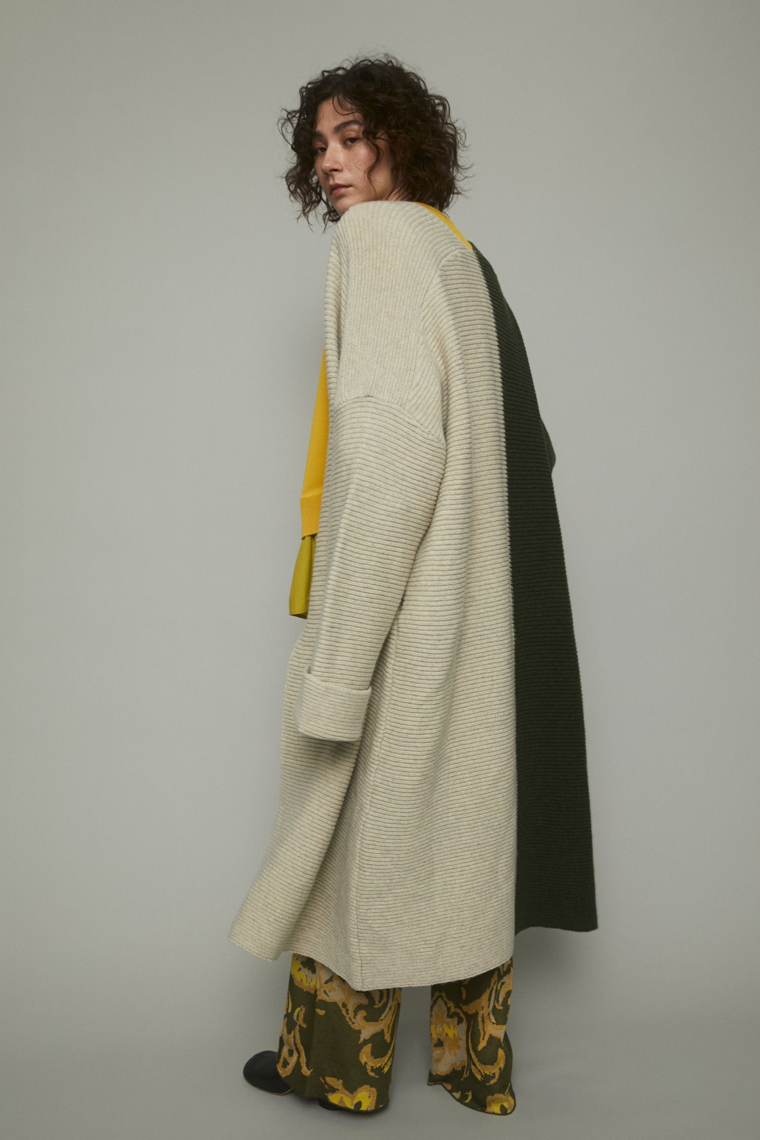 カラー ブロック ハオリ  - Color block haori - KHIKI