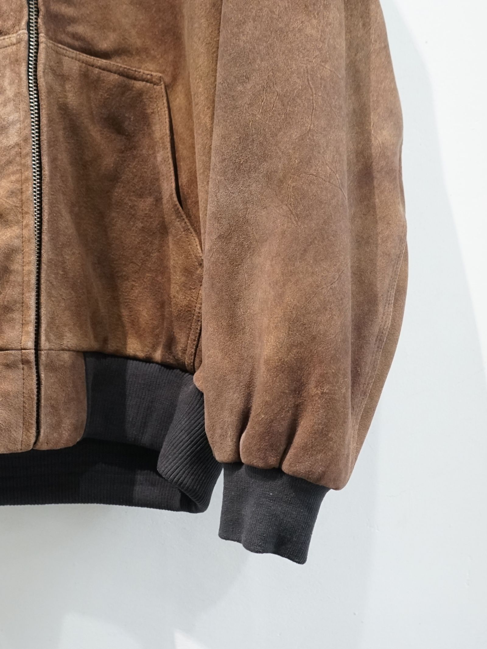 レザーアクティブジャケット - LEATHER ACTIVE JACKET - BROWN