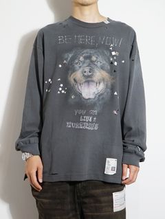 エンベリッシュディストレス カットソー - EMBELLISHDISTRESS LT  BLACK