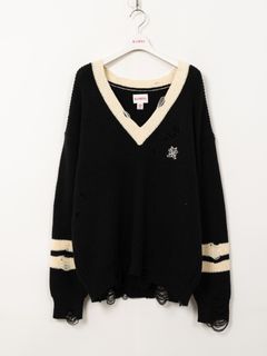 スクールニットセーター -VNECK SCHOOL SWEATER