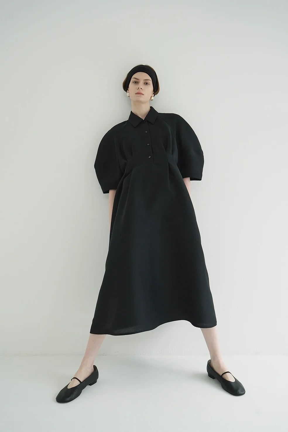 clane フォームスリーブワンピース CLANE - フォームスリーブワンピース - FORM SLEEVE ONEPIECE