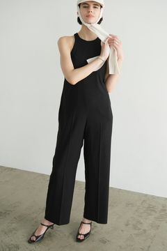 CLANE - キャミワンピース - CORSET WAIST CAMISOLE ONEPIECE - BLACK 