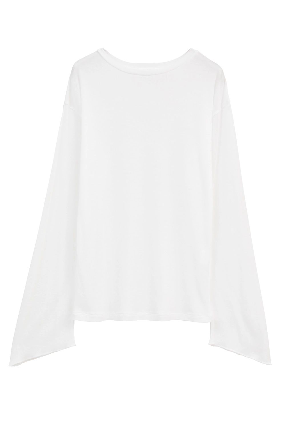 シアールーズロンティー - SHEER LOOSE CUT TOPS (WHITE)