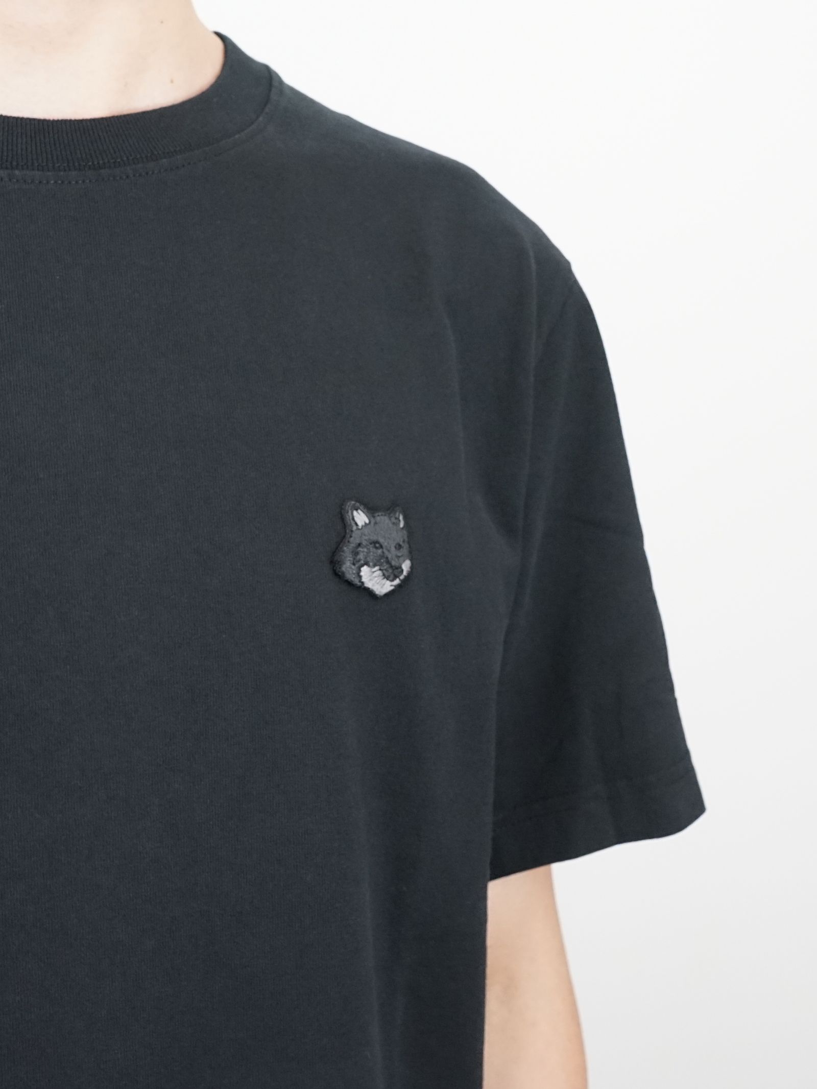 【メンズ】フォックスヘッド パッチ クラシック Tシャツ -BOLD FOX HEAD PATCH COMFORT TEE SHIRT - BLACK