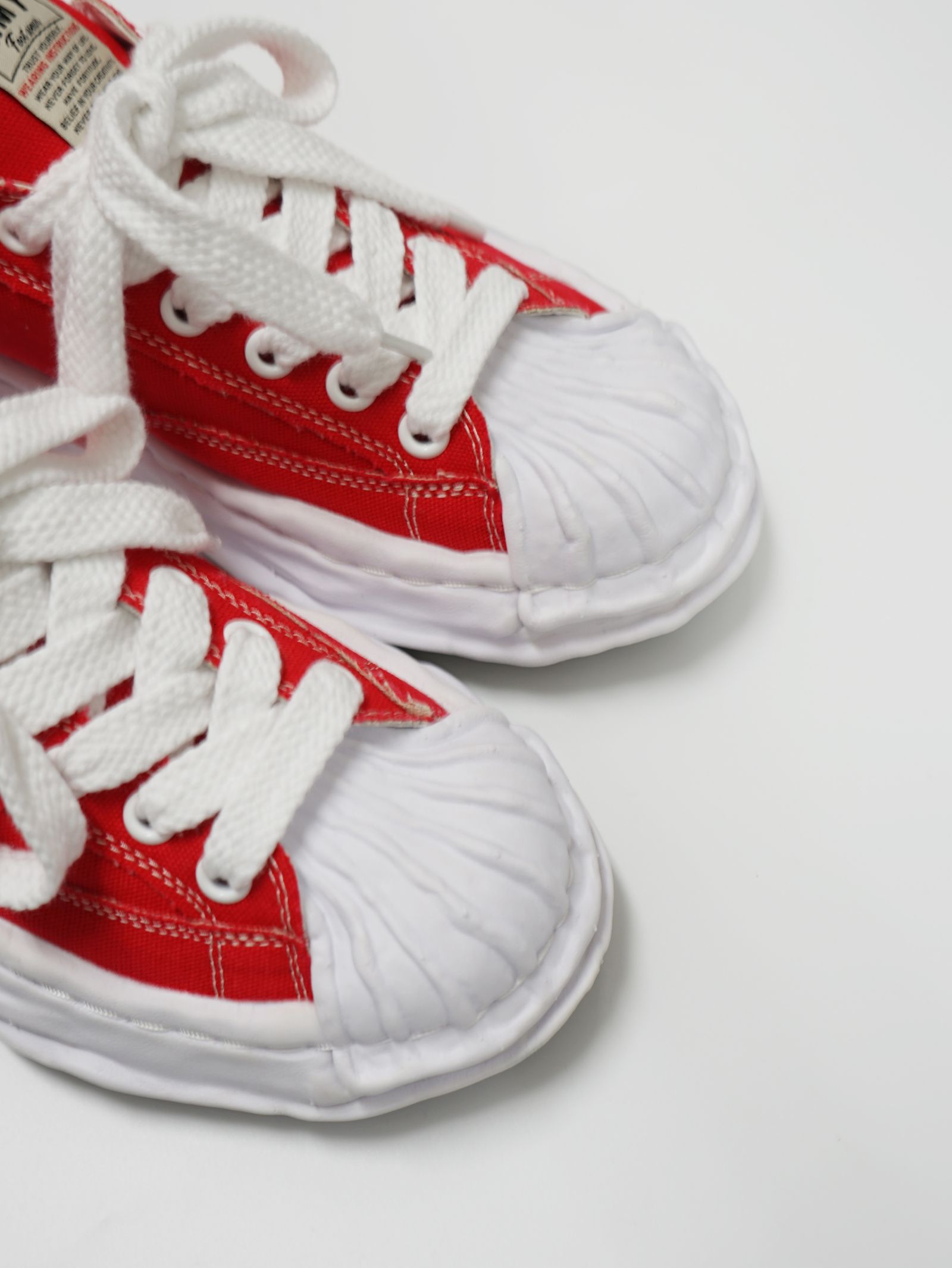 オリジナルソールスニーカー "BLAKEY / ブレイキー" RED -  OG Sole Canvas Low-top Sneaker -  A08FW735