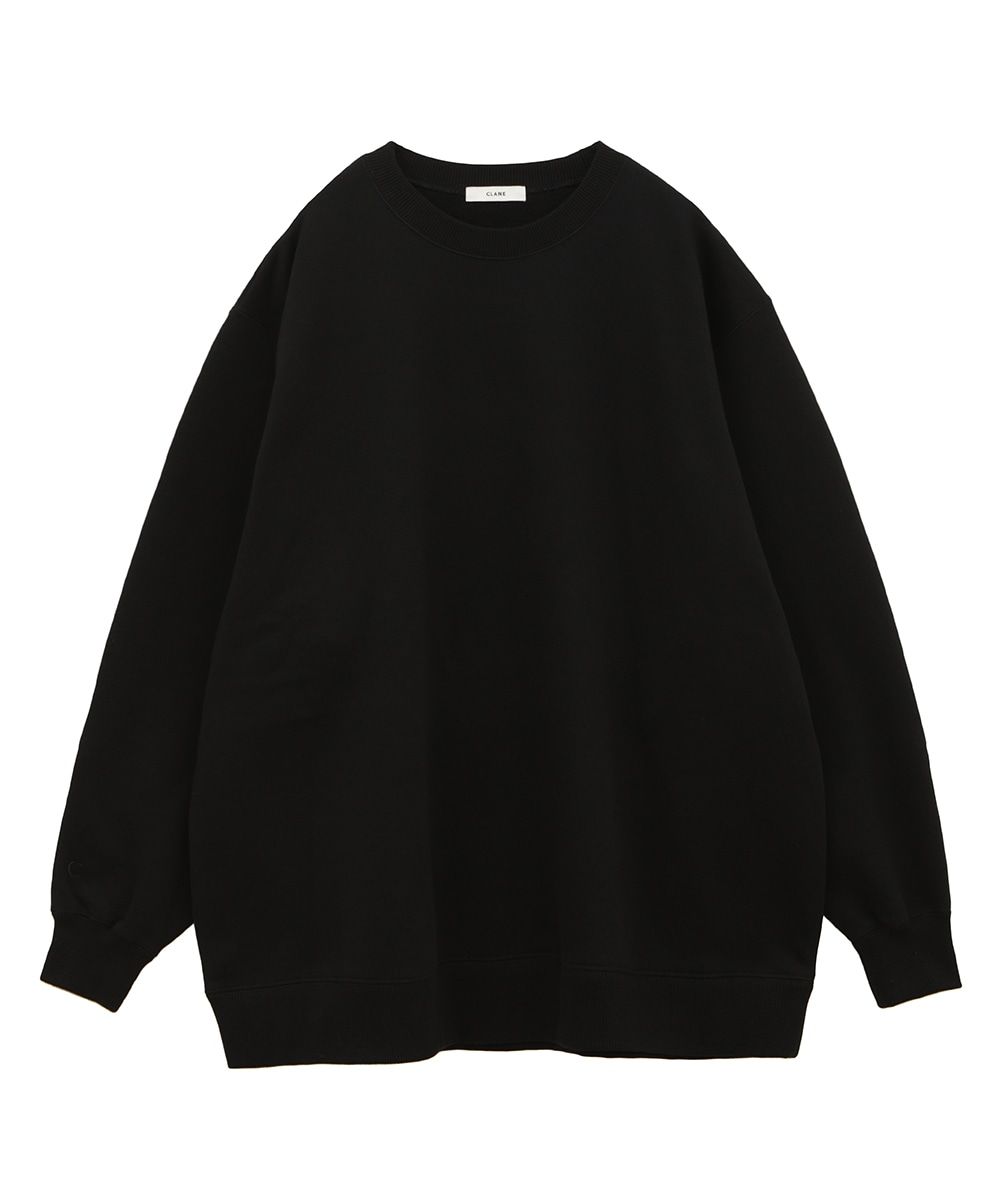 CLANE - スウェット トップス - C SWEAT TOPS - BLACK | ADDICT WEB SHOP