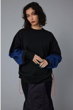 ミリタリー ボーイフレンド トップス - Military boyfriend tops -  BLACK