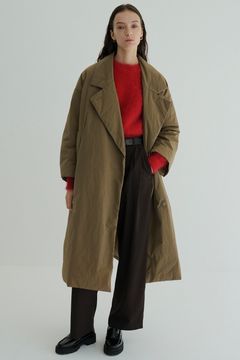 カラーダウン チェスターコート ベージュ - COLOR DOWN CHESTER COAT