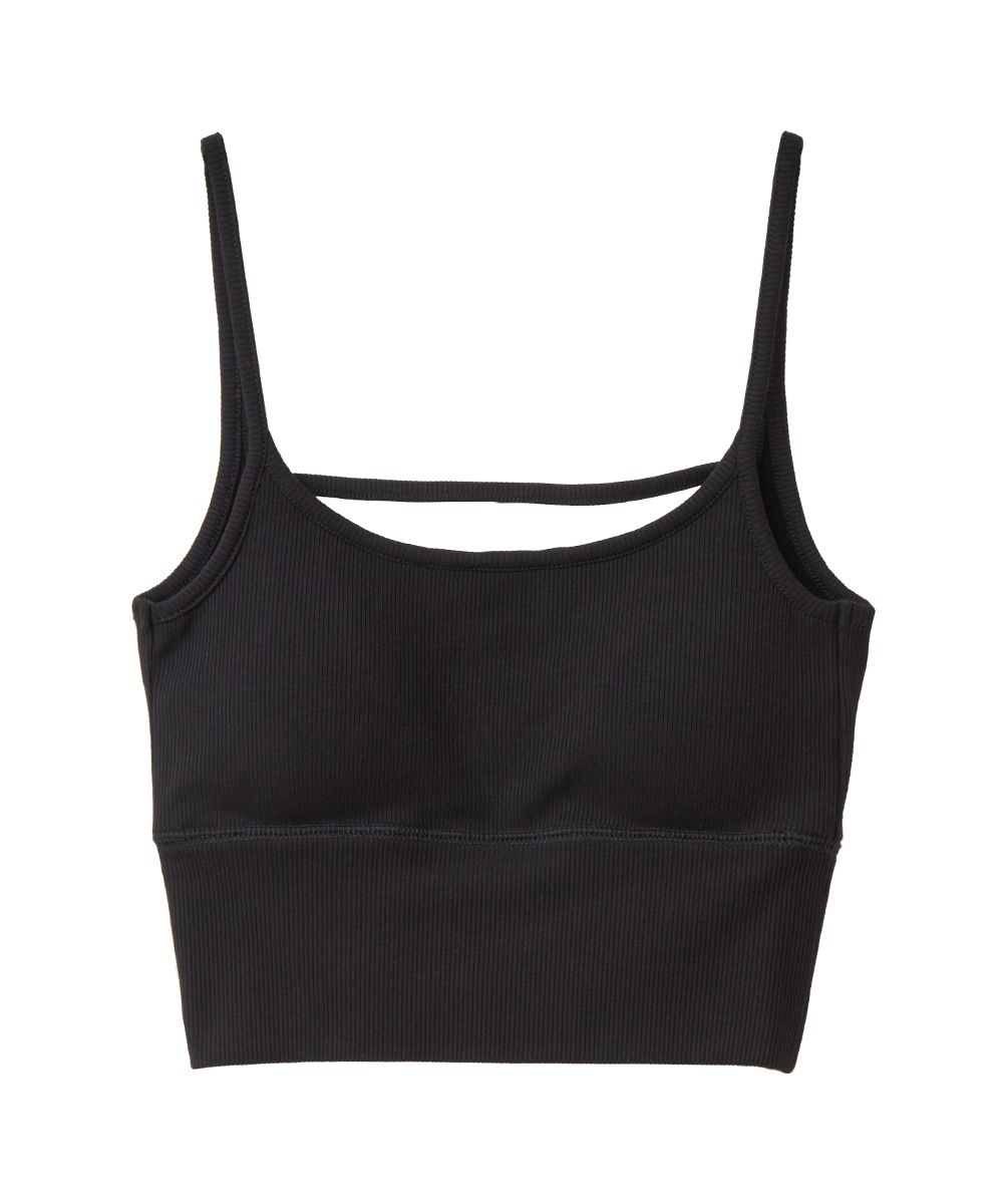 CLANE - ブラ トップス - BACK STRAIGHT LINE BRA TOPS - BLACK