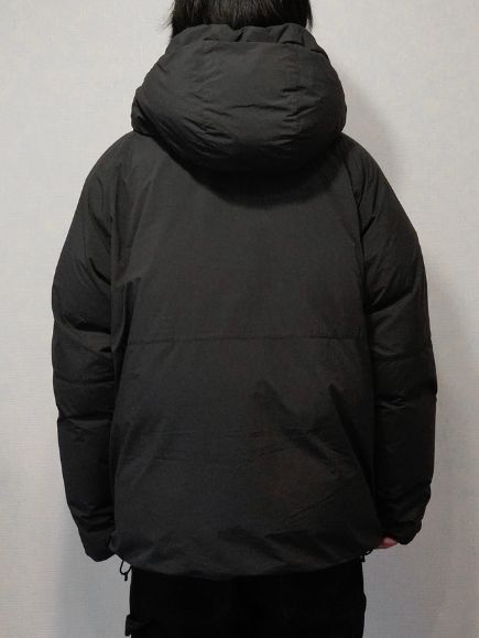 700FIL ダウンジャケット  -  GARMENT DYED DOWN JACKET - FADE BLACK