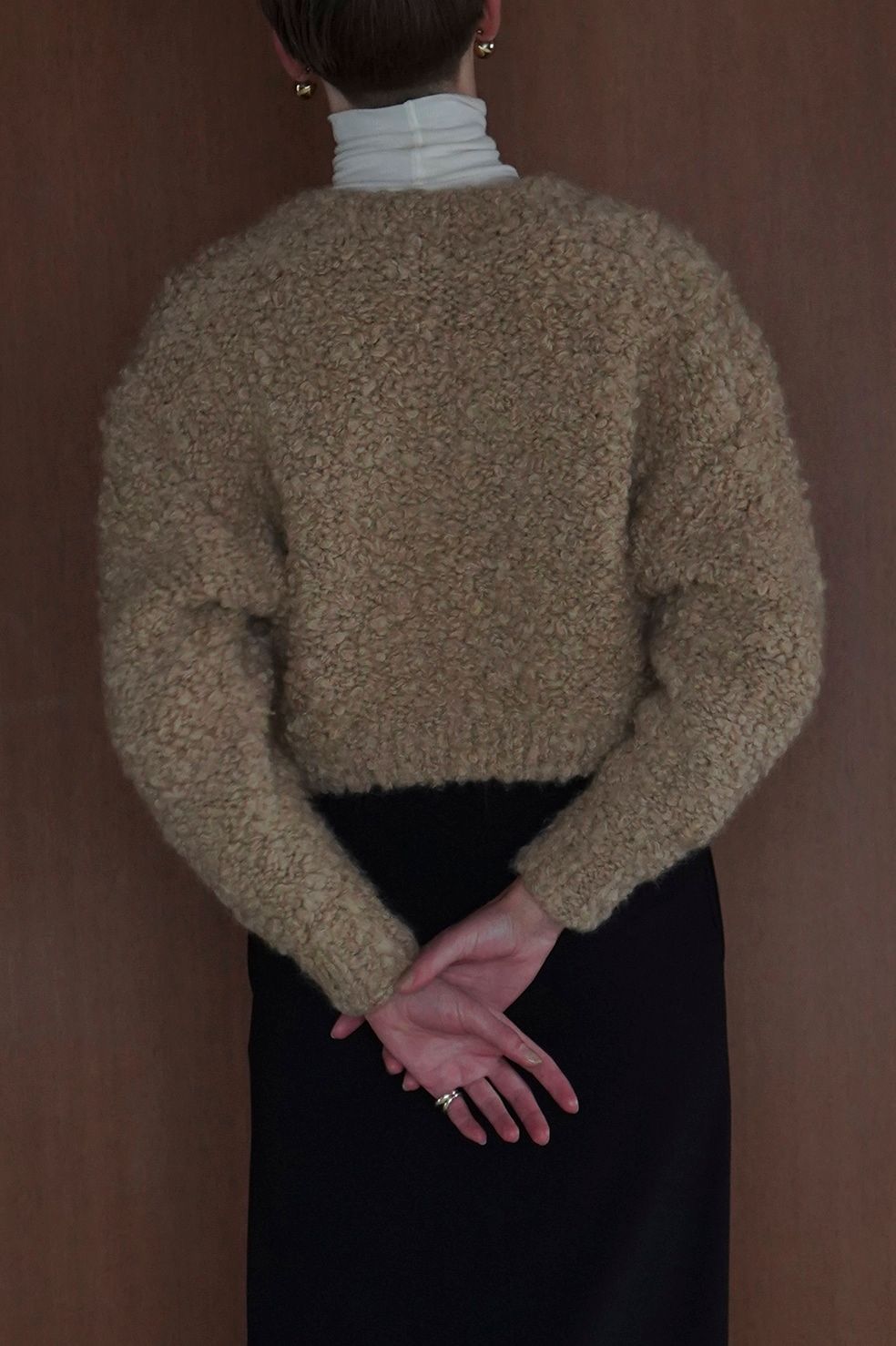 CLANE - テディベア ハンド ニット トップス - TEDDY BEAR HAND KNIT