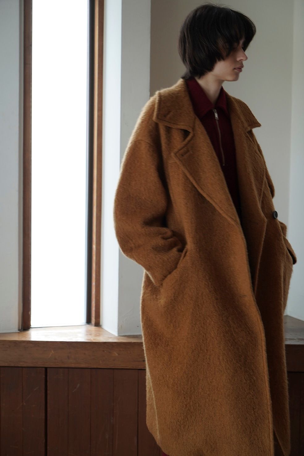 CLANE - コクーン オーバー コート - SHORT SHAGGY COCOON OVER COAT