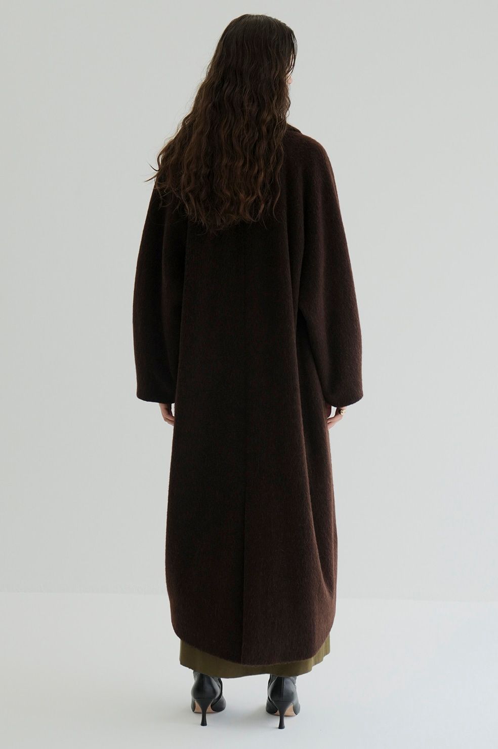 CLANE - ダブルウール ロングコート - DOUBLE WOOL LONG COAT - IVORY | ADDICT WEB SHOP