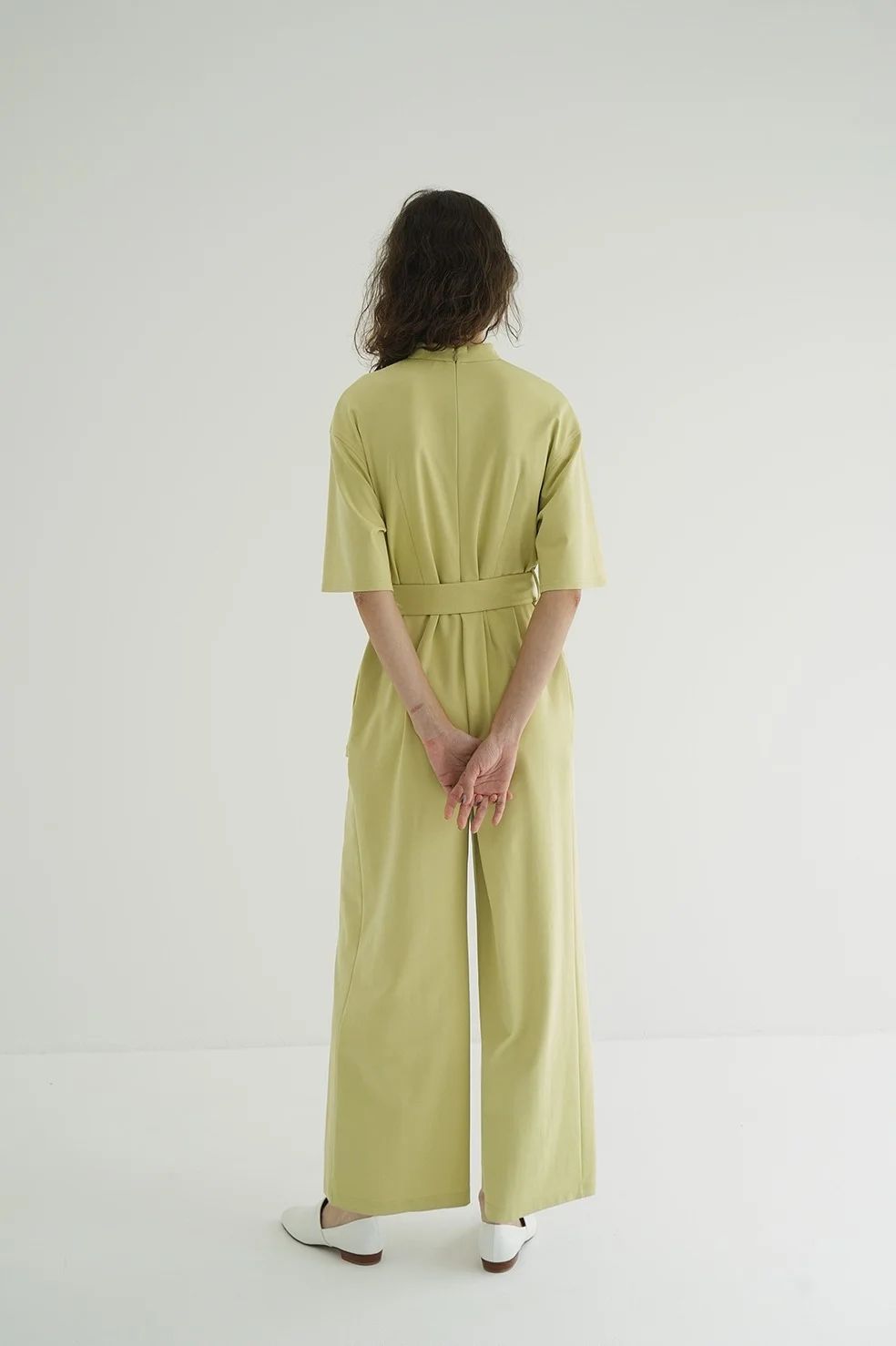 オールインワン - STAND COLLAR LOOSE ALL IN ONE - MINT