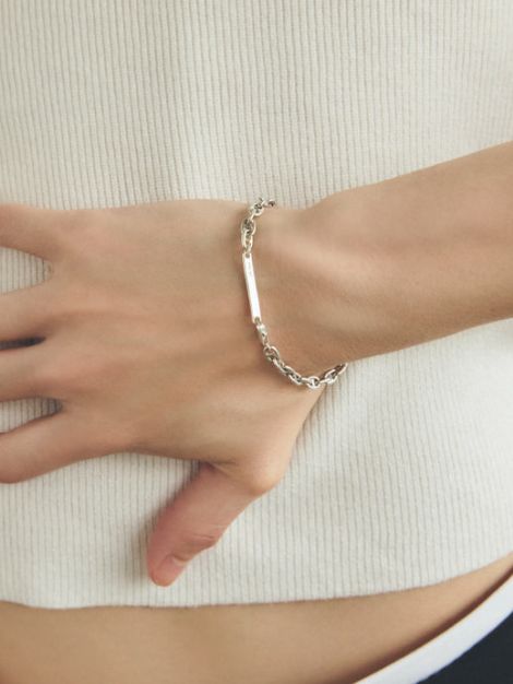 マリーナチェーンブレスレット SV  (M/20㎝)