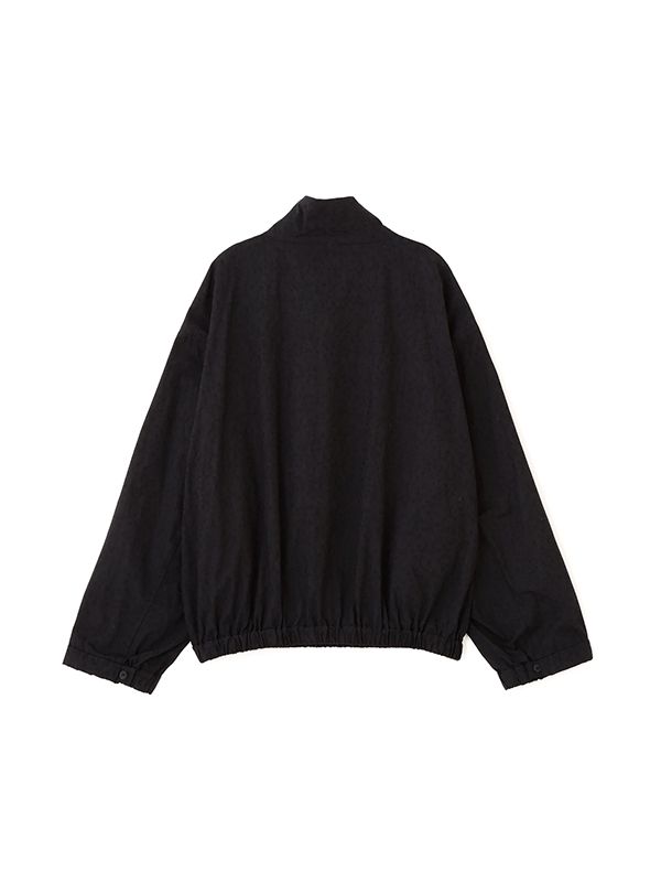 ジャガードライトプルオーバートップス (BLACK)