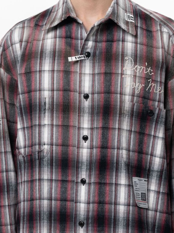 ヴィンテージライクチェックシャツ - VINTAGE LIKE CHK SH (BLACK)