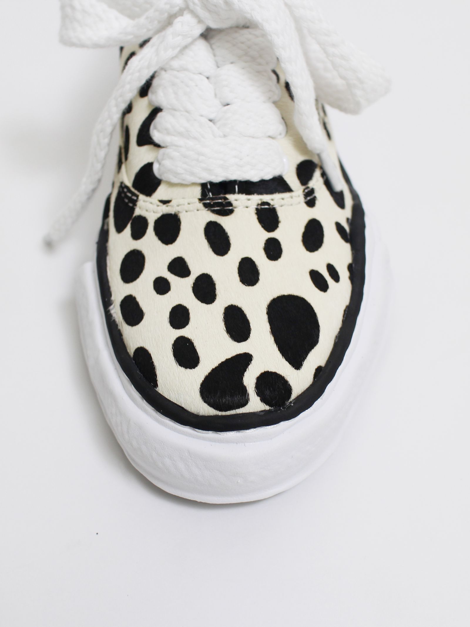 【21-22AW】 オリジナルソールスニーカー"BAIKER" haircalf oxfor dalmatian