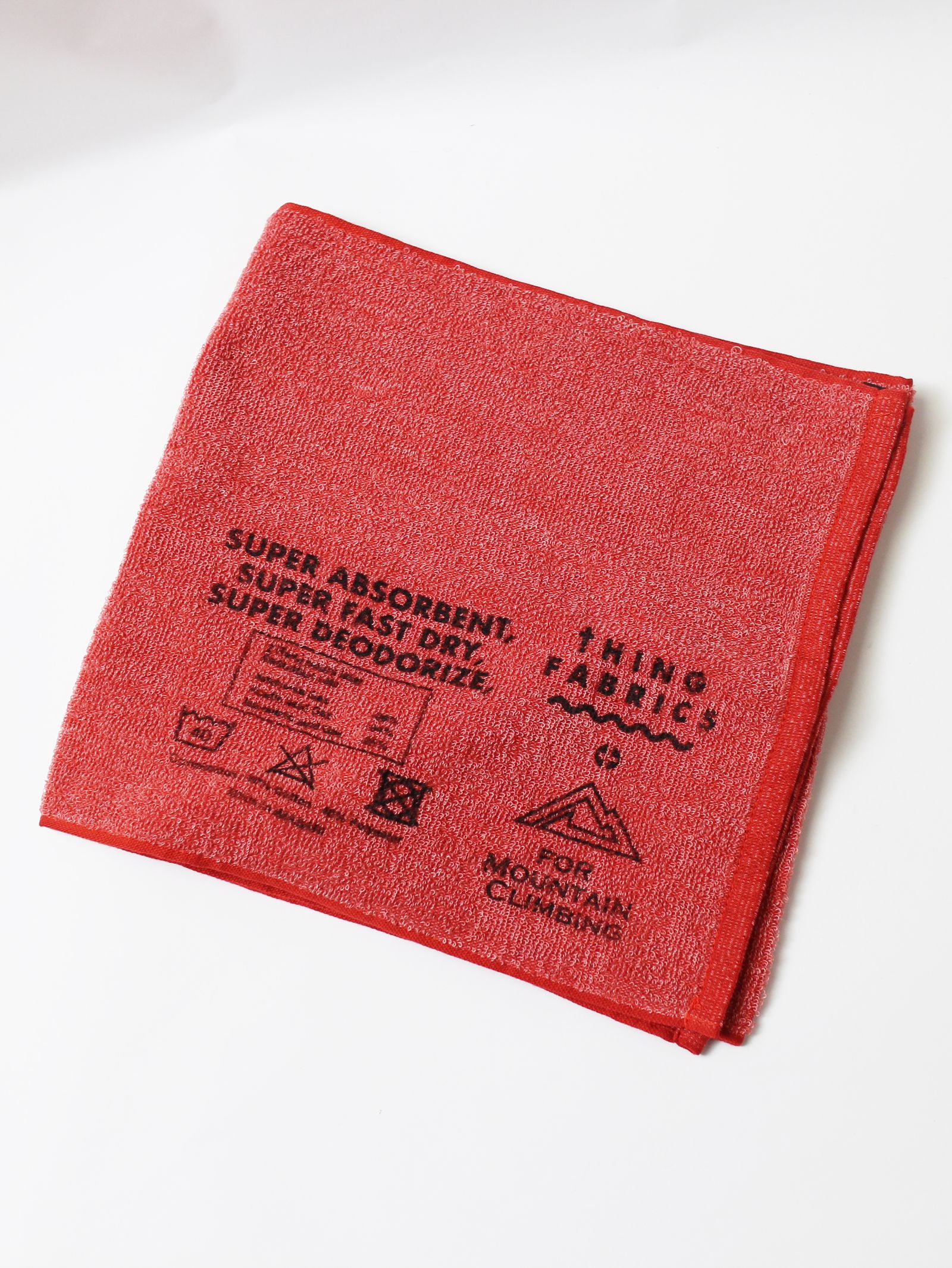マウンテン クライミング タオル - TF Mountain Climbing Towel "RED"