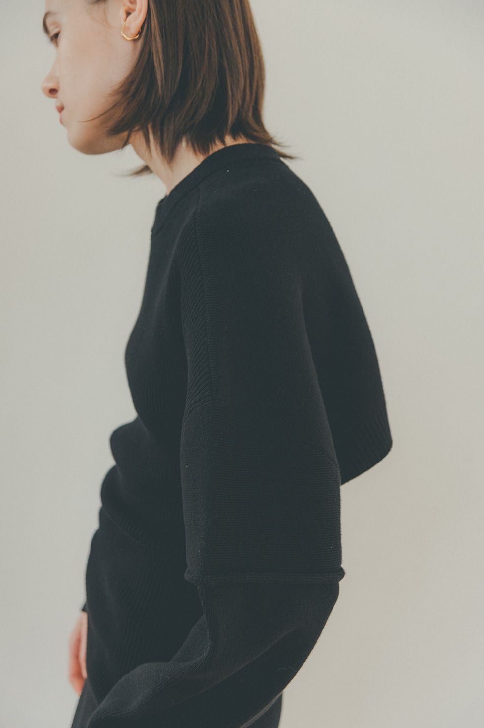 CLANE - 3WAY ARRANGE SEPARATE KNIT TOPS - BLACK | ADDICT WEB