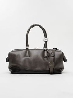 "ヴィンテージ" ボストン バッグ ラージ - "VINTAGE" Boston Bag Large (BLACK)