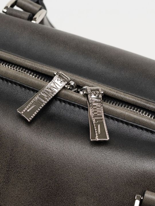 "ヴィンテージ" ボストン バッグ ラージ - "VINTAGE" Boston Bag Large (BLACK)