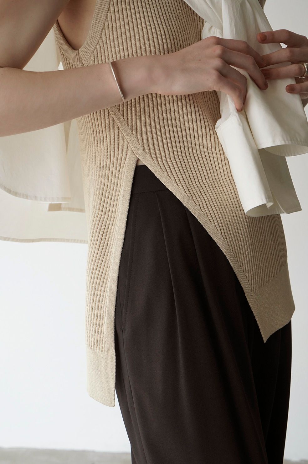 【22AW】ベーシックタックパンツ - BASIC TUCK PANTS - BLACK